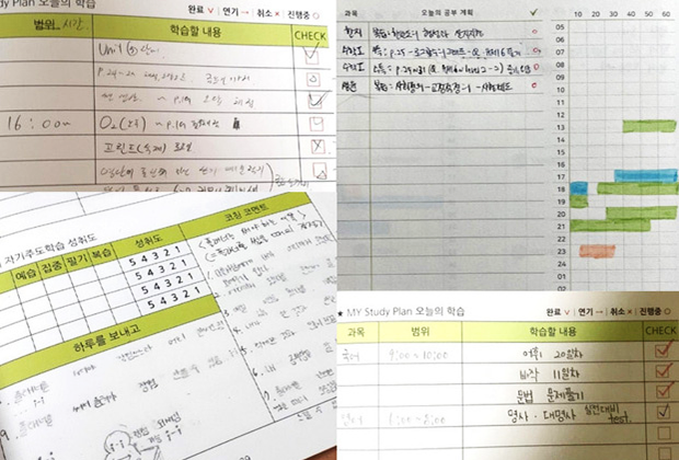 와와센터 플랜관리의 학습 계획과 실행 기록 자료